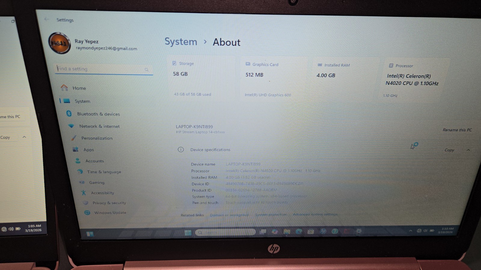 4 HP Laptops MODEL:14-CF2112WM, cb172wm, dk0002dx, 14-dq0002dx READ