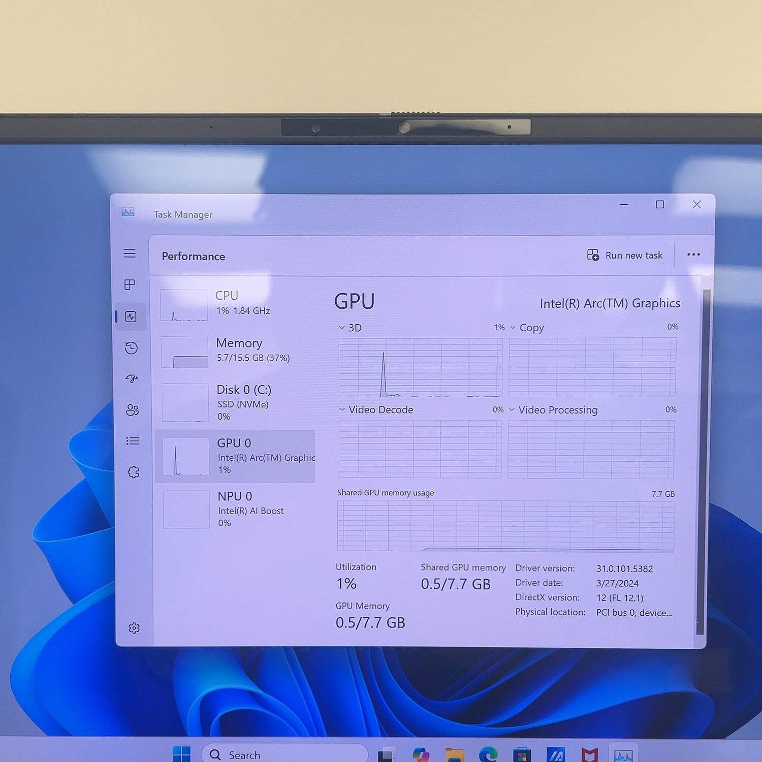 Asus Vivobook S15 S5506M 15.6″ Core Ultra 7 155H 3.8GHz 16GB RAM 1TB SSD