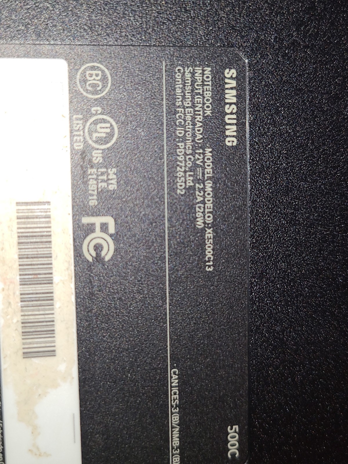 Samsung Chromebook 3 xe500c13