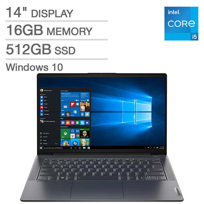 Lenovo IdeaPad 5 14″ FHD Laptop Intel Core i5 i5-1135G7 16 GB RAM 512 GB SSD