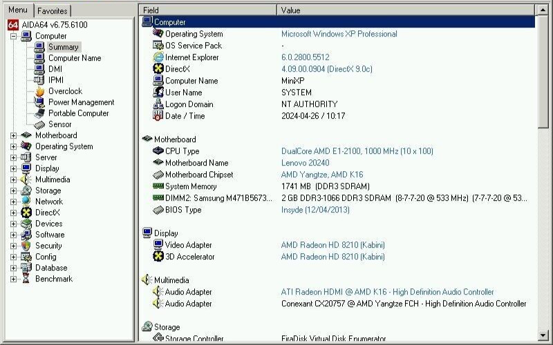 FOR PARTS 15.6″ Lenovo G505 (AMD E1-2100/2 GB RAM/NO HDD)