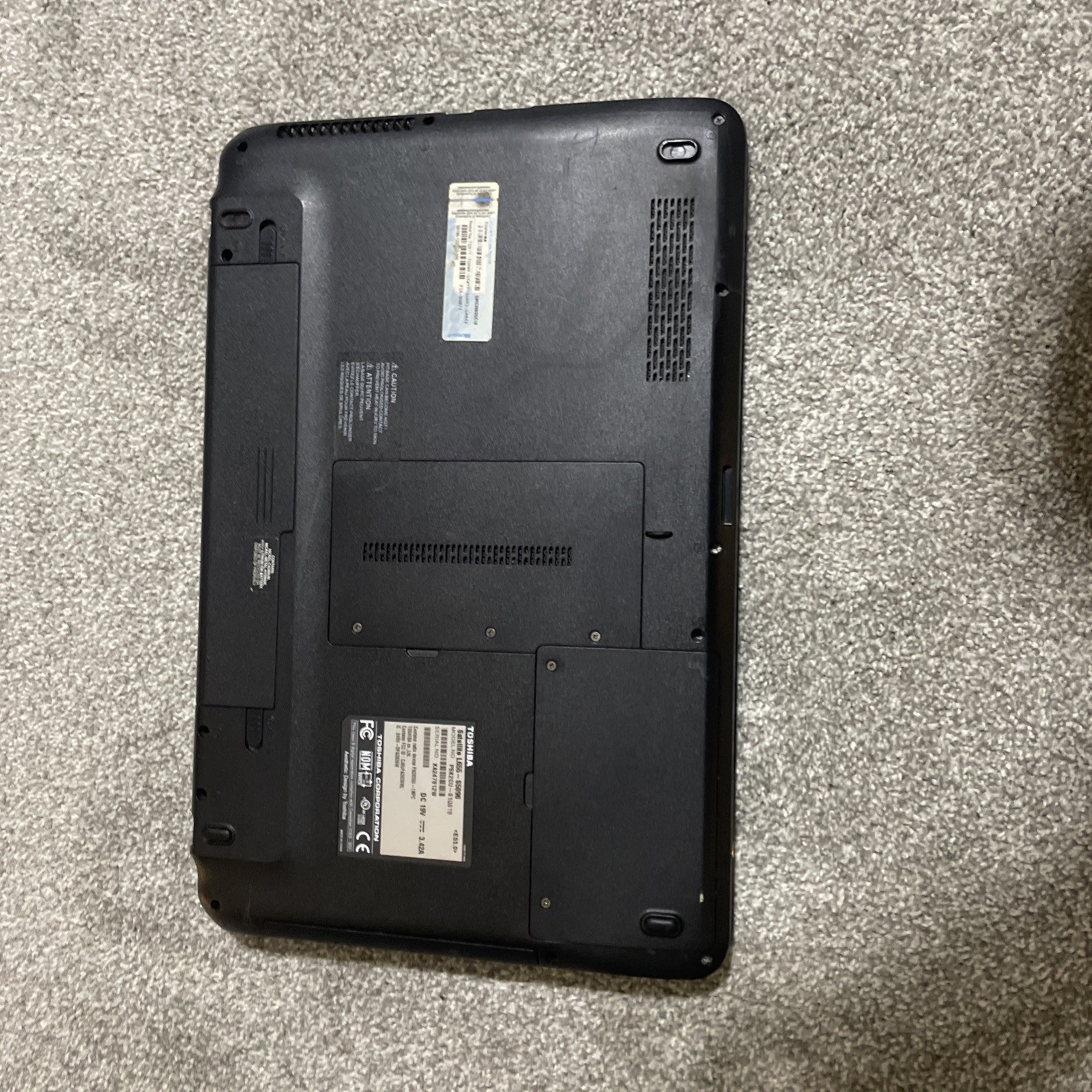 Toshiba Satellite L655-S5096 | Intel Pentium P6100 2.00GHz | 8GB RAM | NO HDD/OS