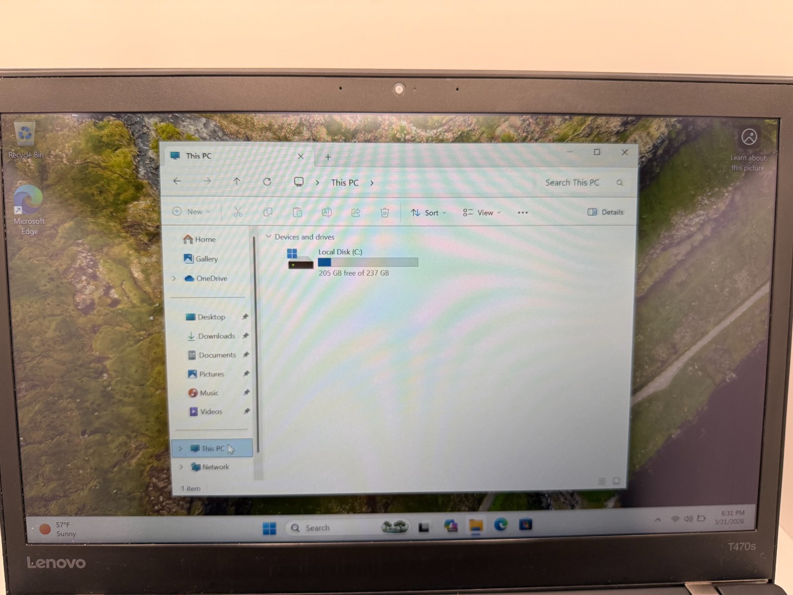 Lenovo ThinkPad T470s — Intel Core i7-7600U | 8GB RAM | 256GB SSD | Windows 11 P