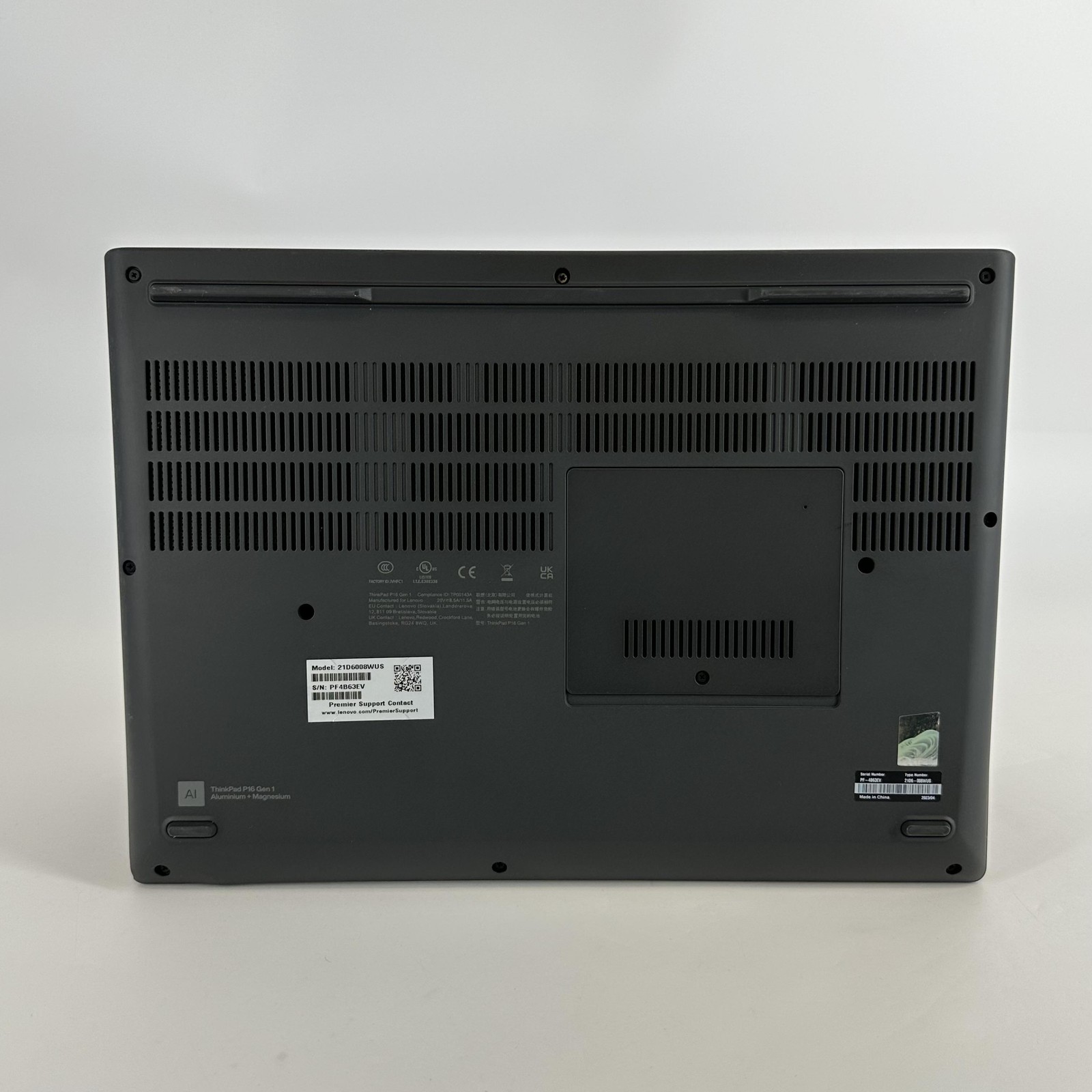 Lenovo ThinkPad P16 Gen 1 2K 2.3 GHz i9-12950HX 32GB 1TB SSD RTX A2000 Good