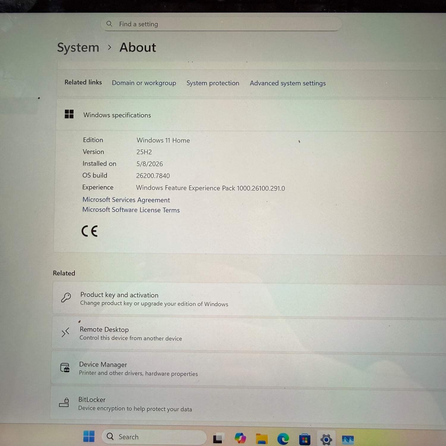 Microsoft Surface Pro 1796 12.3″ m3-7y30 1.0GHz 4GB RAM 128GB SSD READ