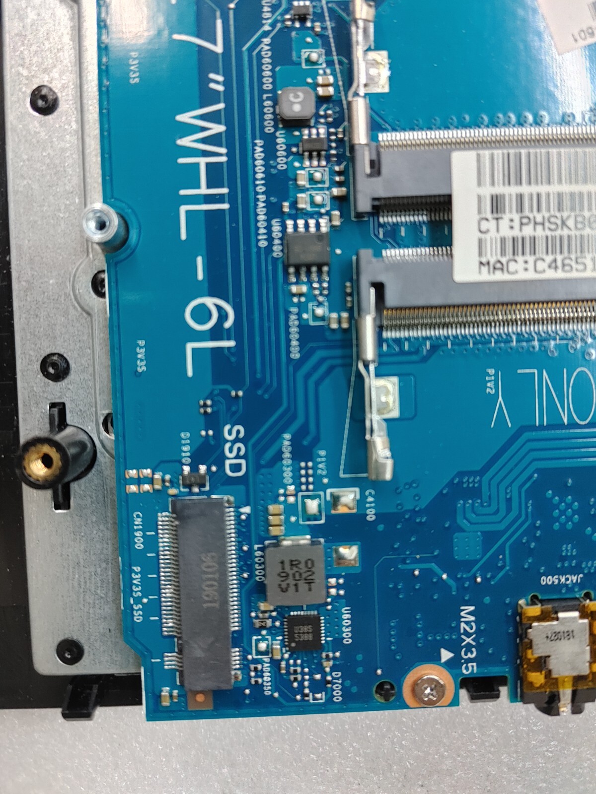 HP 17-by1xxx Core i5-8265U@ 1.60GHz, NO RAM ,NO HD( Selling Motherboard)