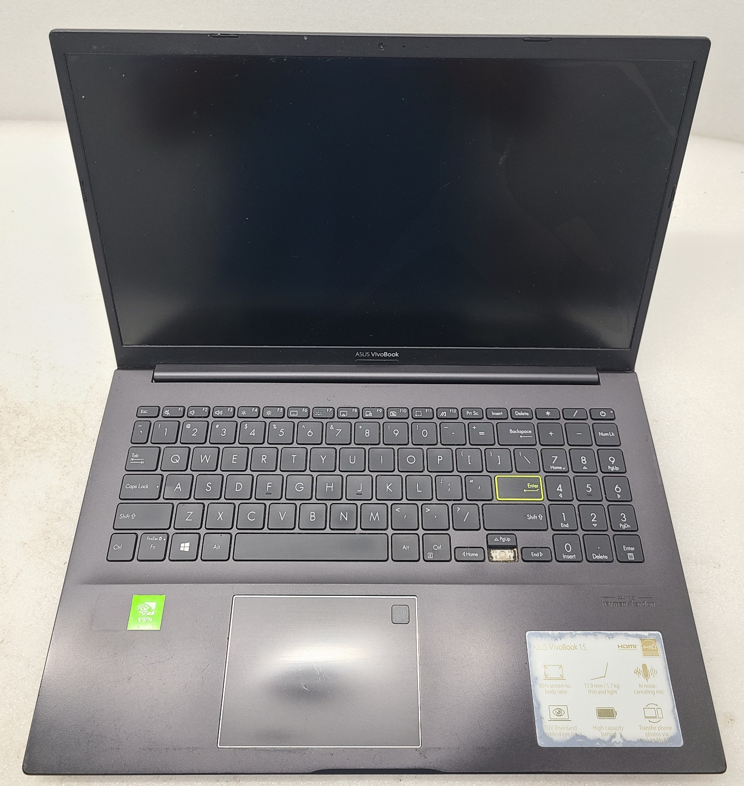 ASUS VivoBook 15 S513E Laptop Intel 11TH Gen 8GB Ram NO HD/OS NO Power (FL)