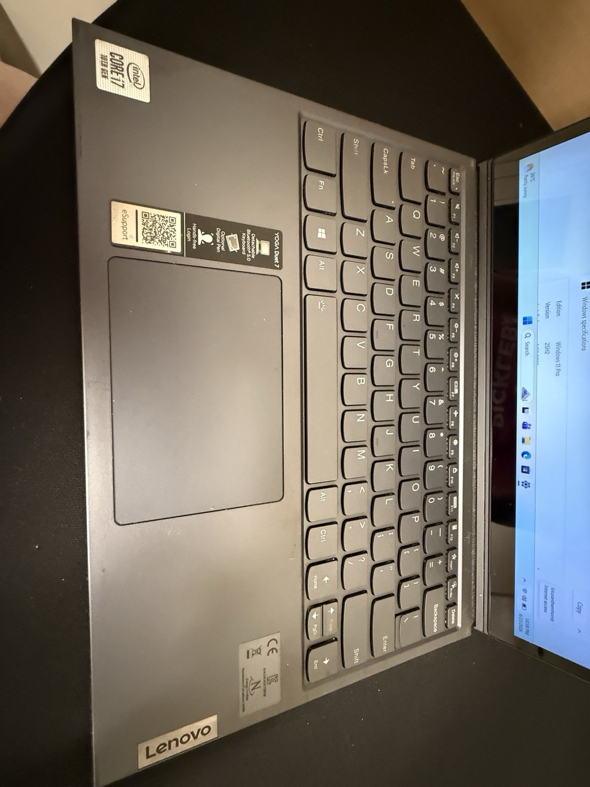 Lot of 3 Lenovo Yoga Duet 7 i7 10th Gen 16GB 512GB SSD Touchscreen w/ Keyboards