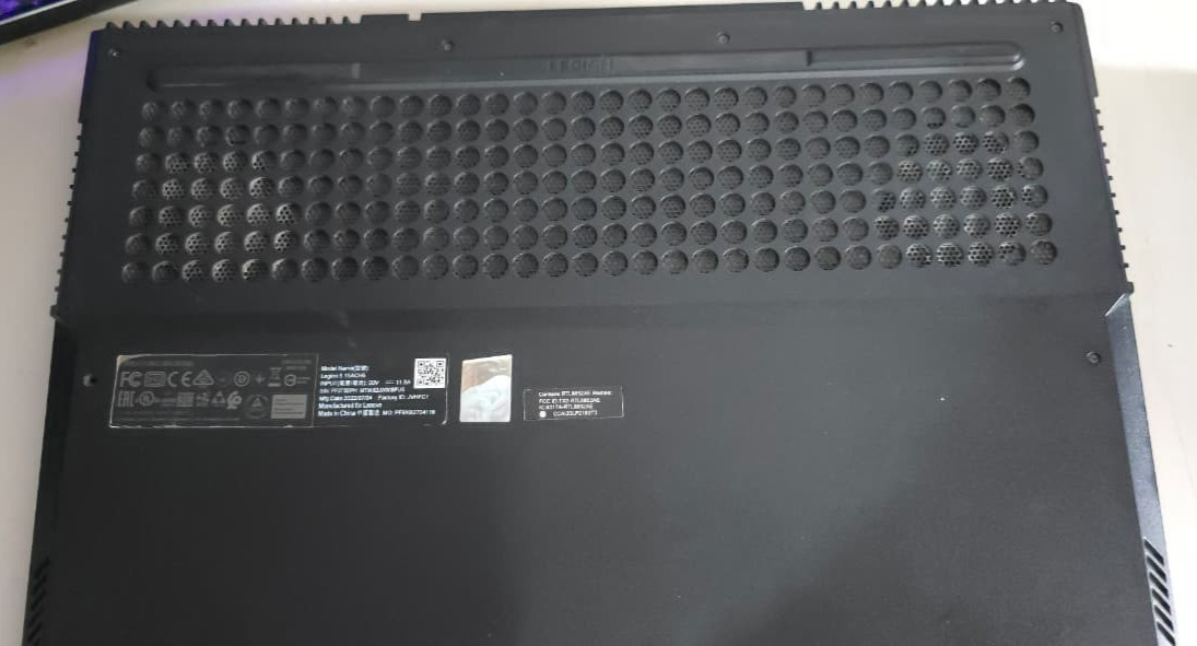 Lenovo Legion 5 15ACH6 Ryzen 7 5800H RTX 3050 Ti 32GB 165Hz + 512GB SSD – PARTS