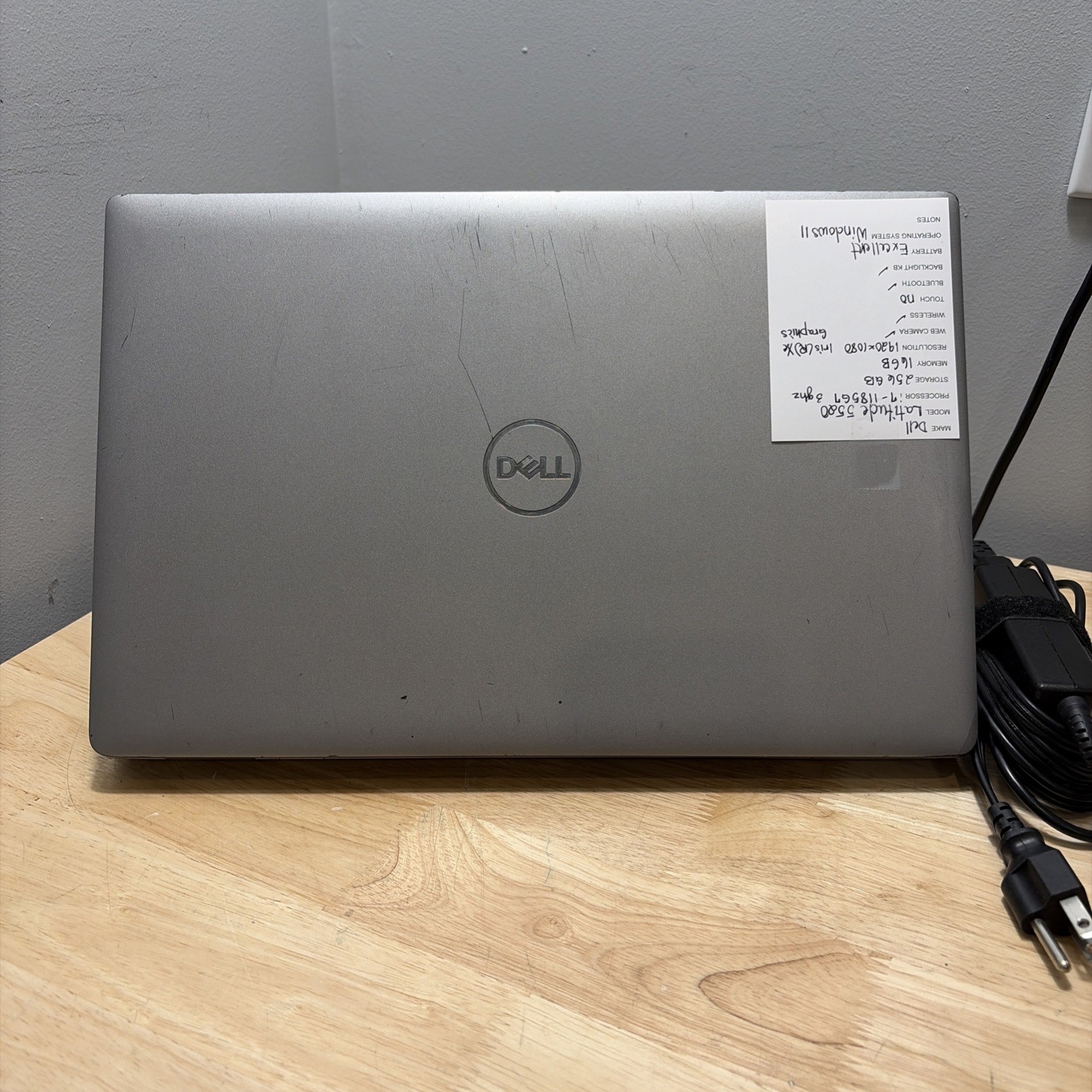 Dell Latitude 5520 Core i5-1135G7 2.40GHz, 16GB, 256GB SSD WebCam, WiFi W11 Cord