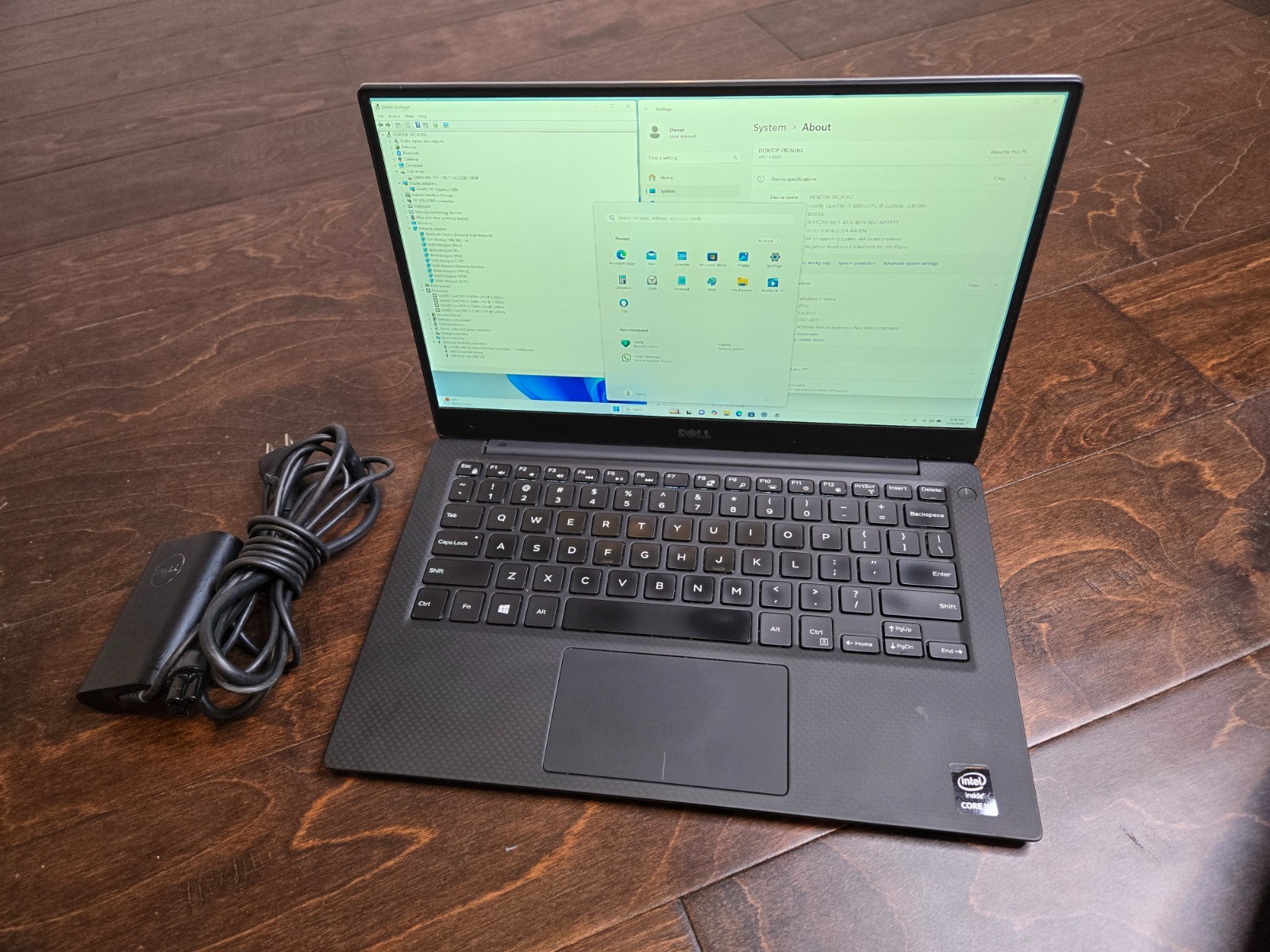 Dell XPS 9343 Laptop Intel i5 5200U 2.20GHZ 13.3″ FHD 8GB 128GB SSD Windows 11
