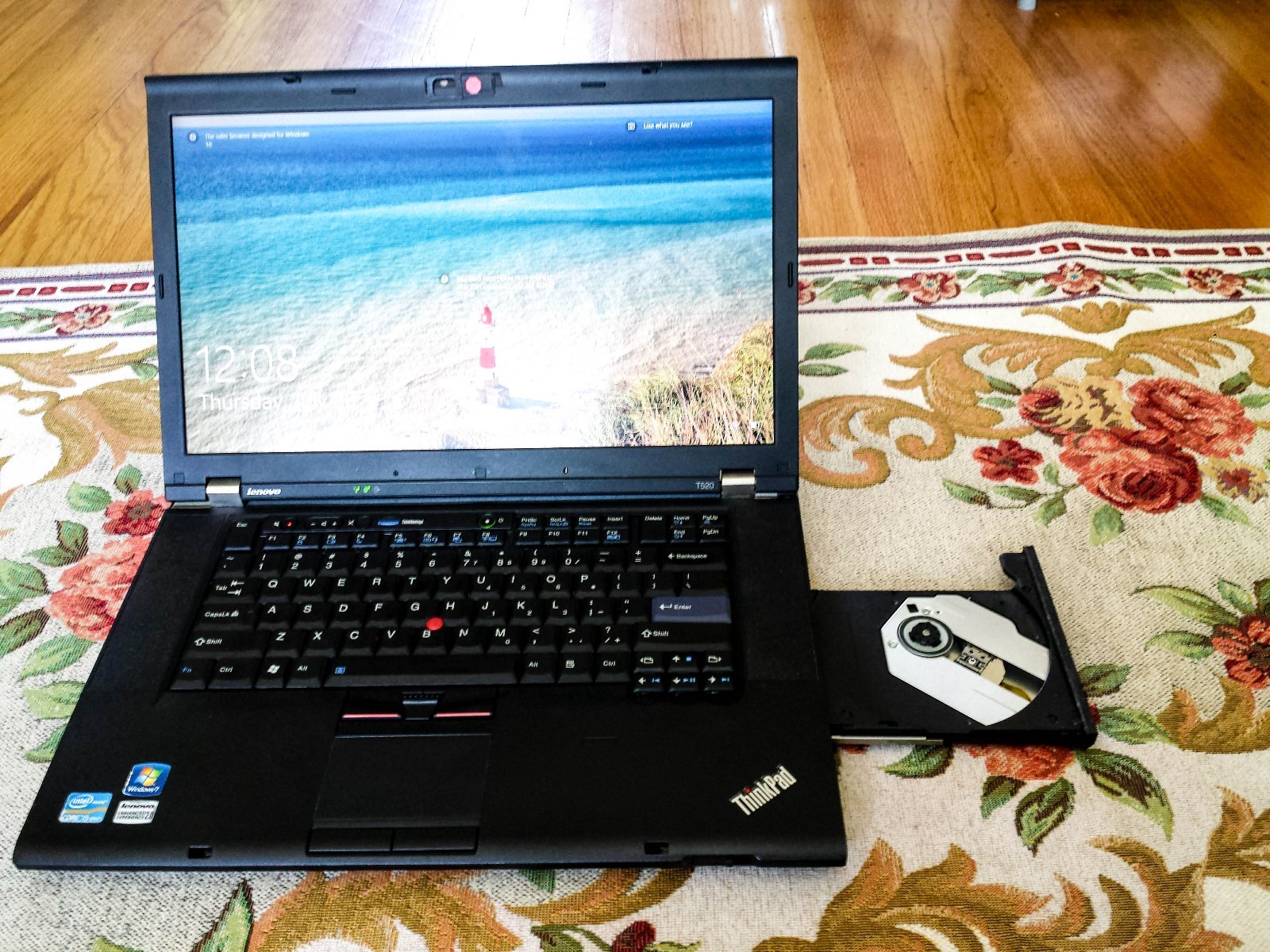 Lenovo ThinkPad T520 15.6 1080p FHD DISPLAY 500gb HD 8gb RAM i5 Windows 10 Home