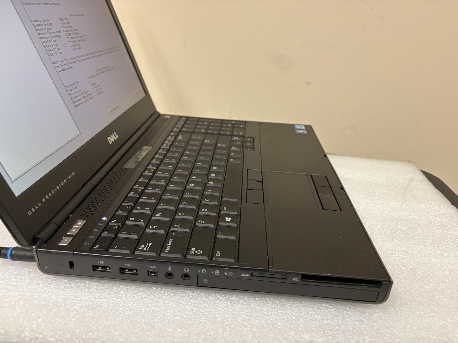 Dell Precision M4700 Intel Core i7‑3720QM 2.6GHz 16 GB RAM No HDD – Parts