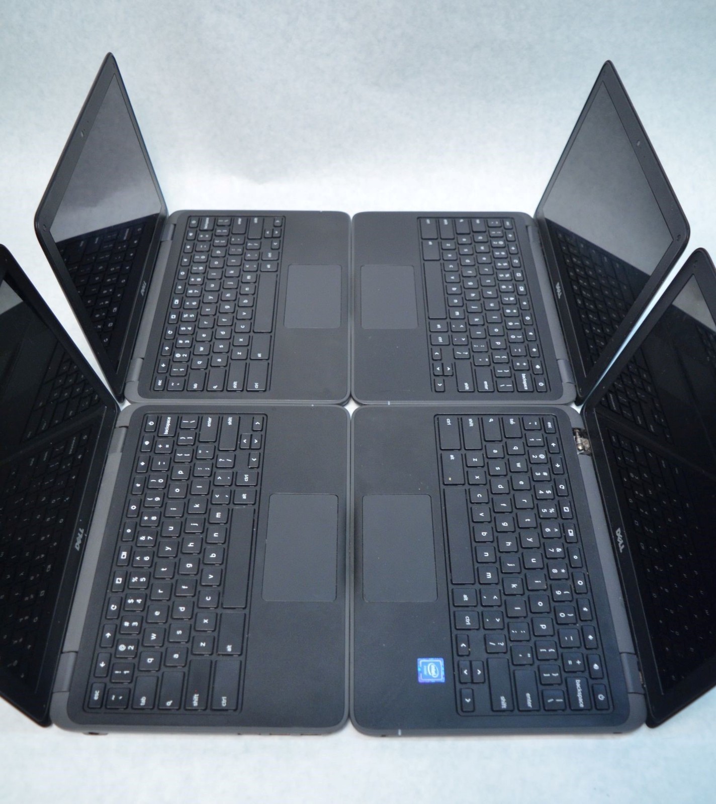 Lot of 10 Dell Chromebook 11 3180 11.6″ Celeron N3060 2.48GHz 4GB-RAM 16GB-SSD