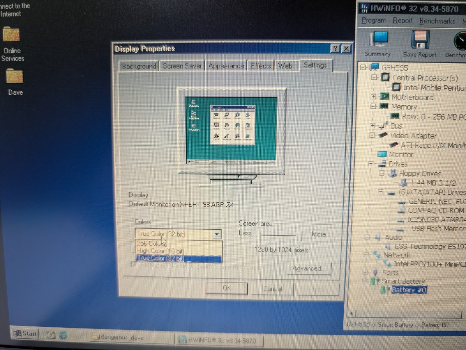 15″ Compaq Armada | Pentium III 512MB 80GB HDD | Win 98 + XP Vintage 1999 Beauty