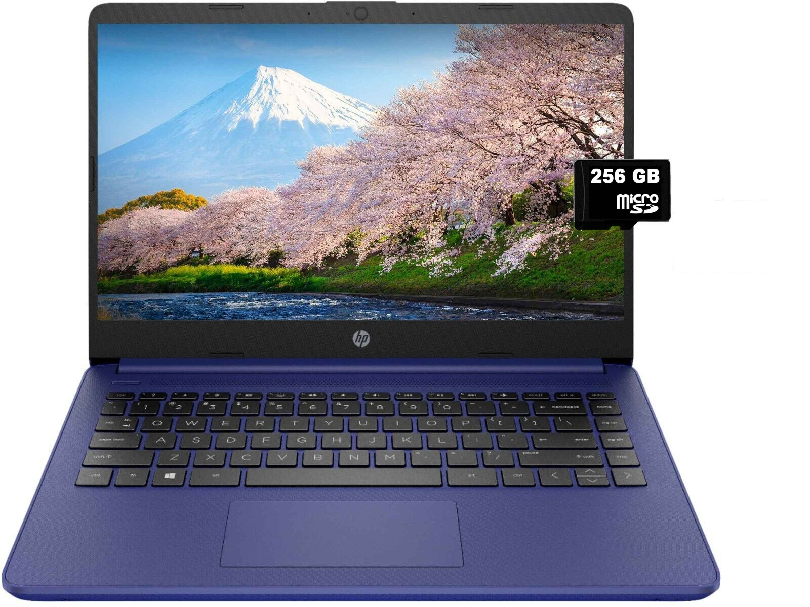 Newest HP 14” HD Laptop, Intel 4-Core CPU, 16GB RAM 320GB (64+256), Win11 Blue