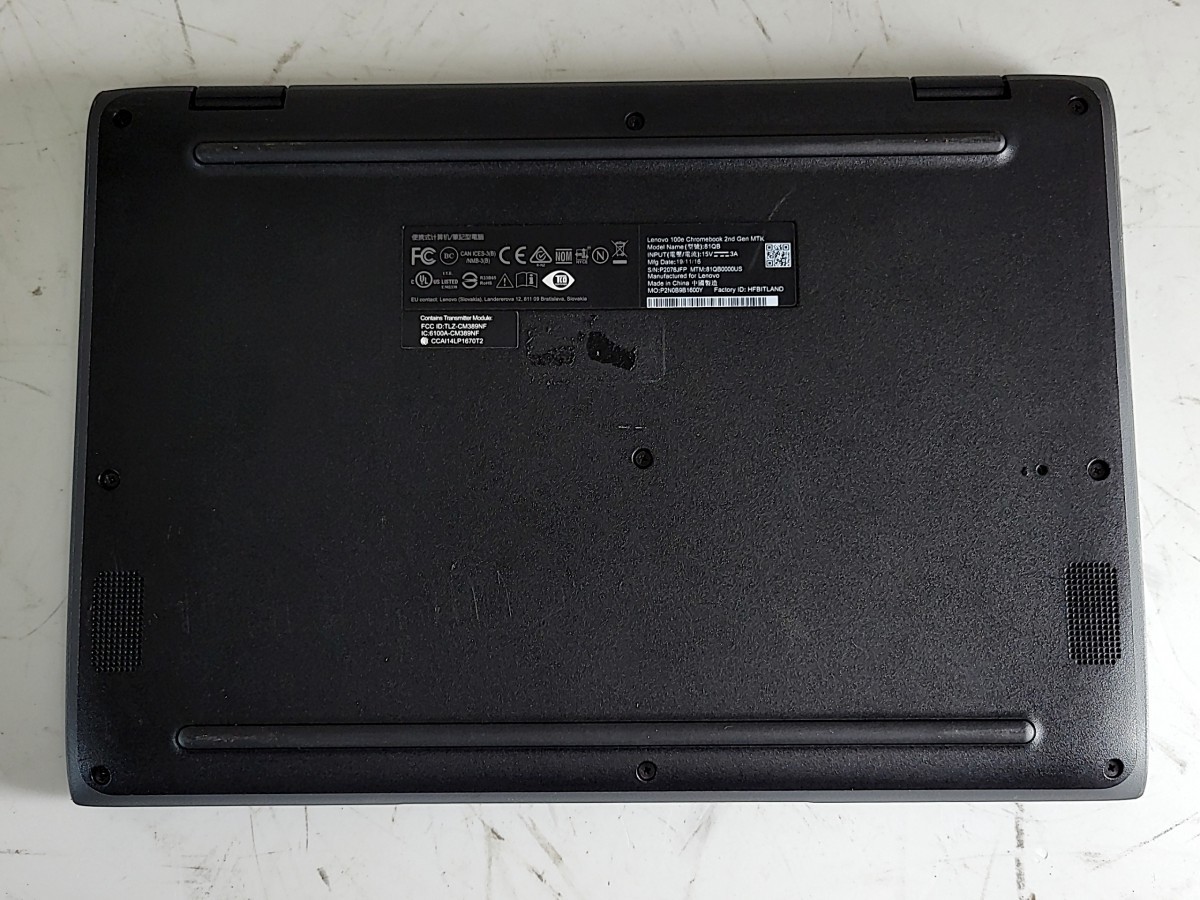 LENOVO 100e Chromebook 2nd gen MTK Intel Celeron N4020 4GB 32GB SEE NOTES