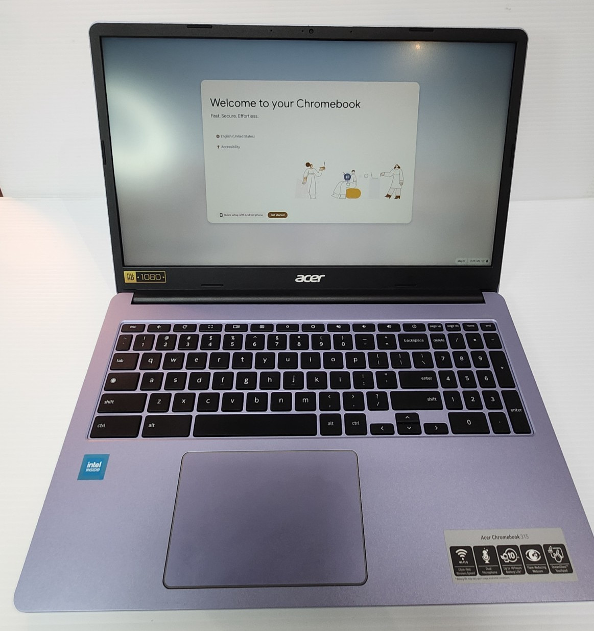 Acer Chromebook 315 CB315-4H 15.6″ Celeron N4500 1.1GHz 4GB RAM 64GB