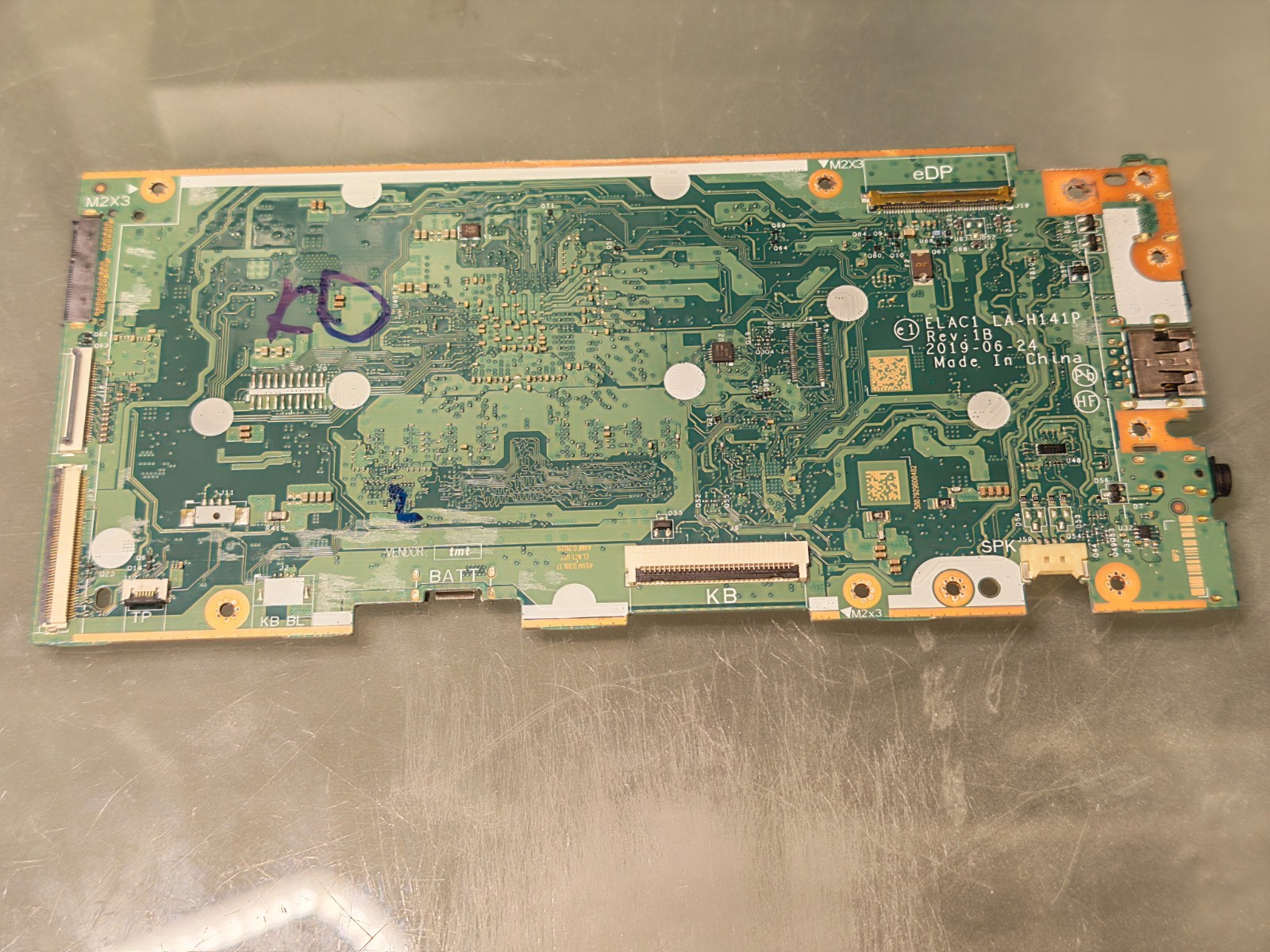LENOVO 14E S345-14 CHROMEBOOK MOTHERBOARD LA-H141P #
