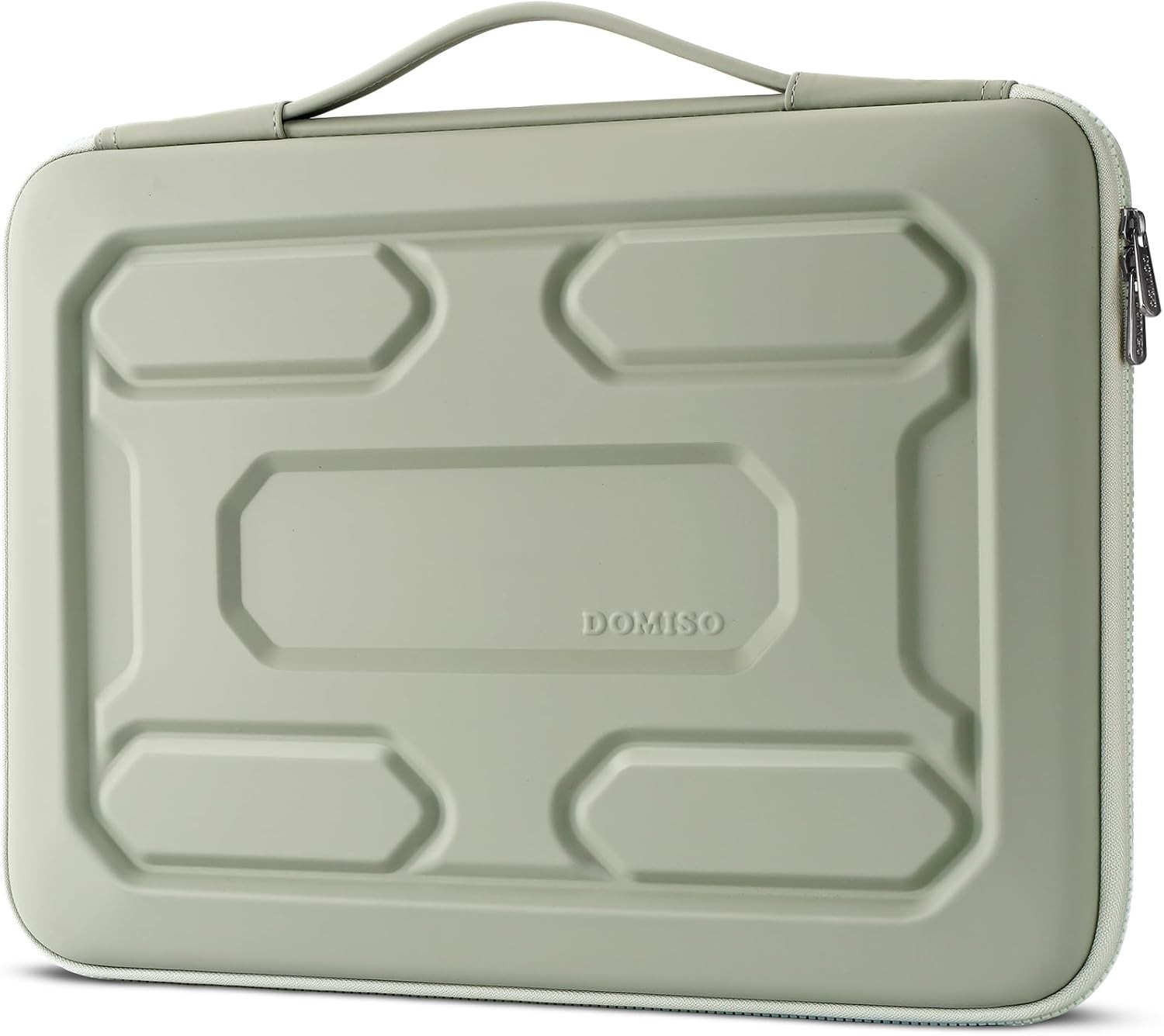 Mint Green 17.3″ Laptop Sleeve with Handle, Shockproof Case for MSI GS73VR/HP En