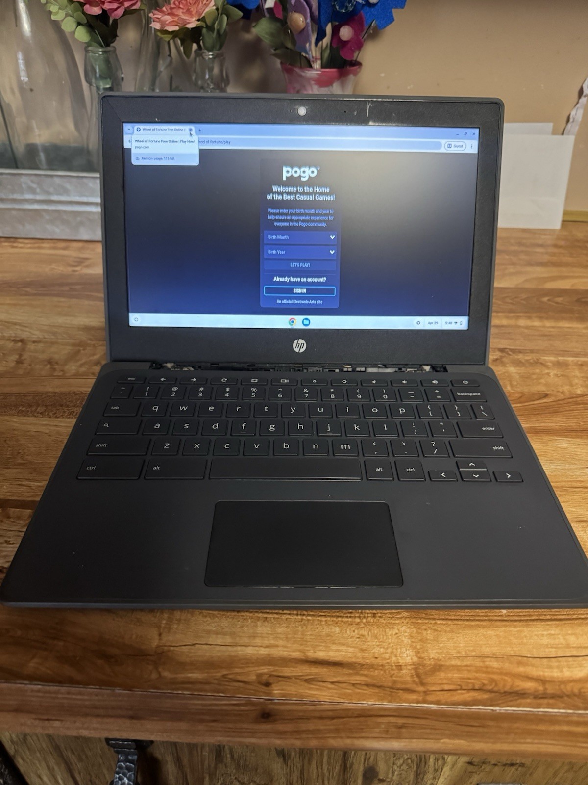 HP Chromebook 11a G8 EE 11a Intel Celeron 4GB 32GB eMMC Wi-Fi Webcam