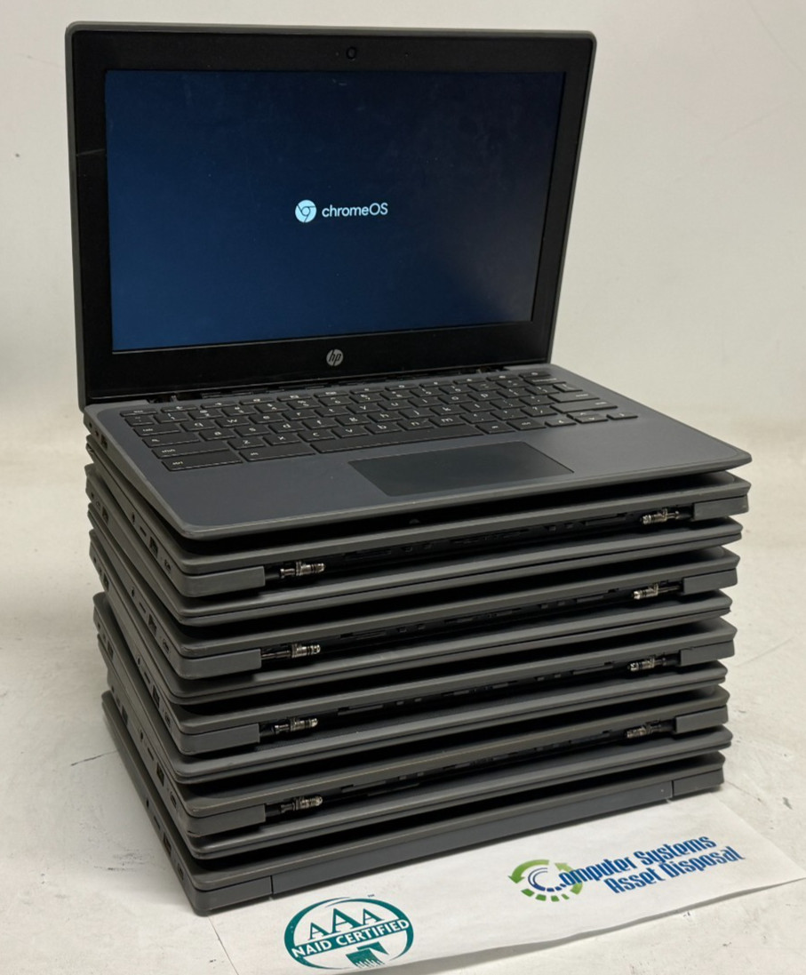 HP Chromebook 11A G8 EE 11.6″ (Mixed CPU – 4GB RAM – 32GB Storage) – Lot of 10