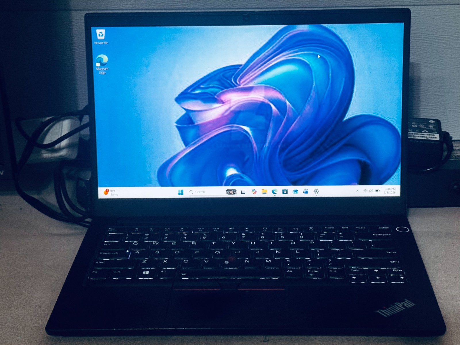 Lenovo ThinkPad E14 Touch Laptop-11th Gen. Intel i7 1165G7-16GB RAM-256GB WIN 11