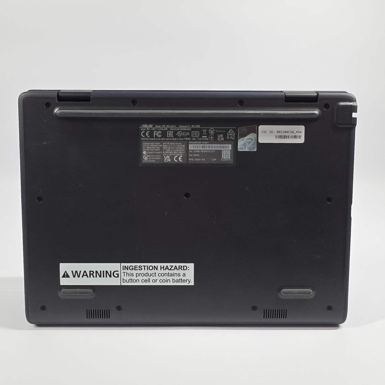 Asus ExpertBook BR1104CG 11.6″ N100 800 MHz 4GB RAM 128GB SSD