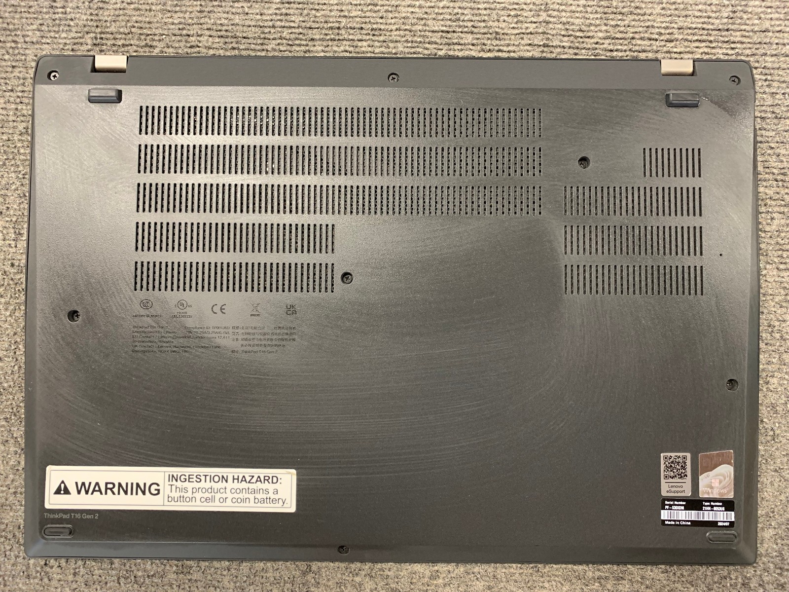 Lenovo ThinkPad T16 Gen 2 15.6″ Touch Laptop i7-1365U 16GB RAM 512GB NVMe