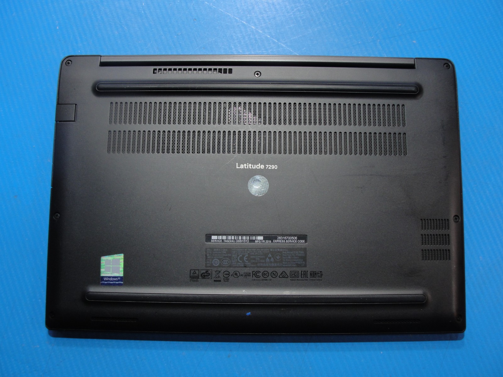 Dell Latitude 7290 12.5”HD Intel Core i5-8350U 1.7GHz 8GB RAM 256GB SSD +Charger