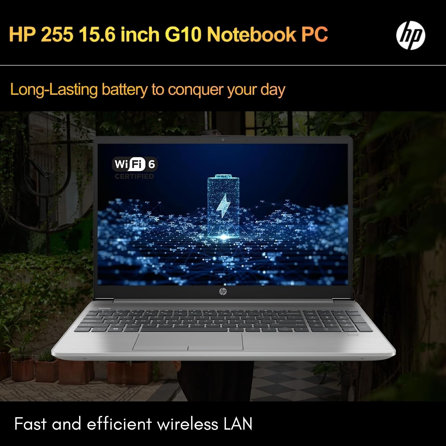 HP 255 G10 Laptop 15.6″ FHD Ryzen™ 3 7330U UpTo 64GB RAM 4TB Windows 11 Pro