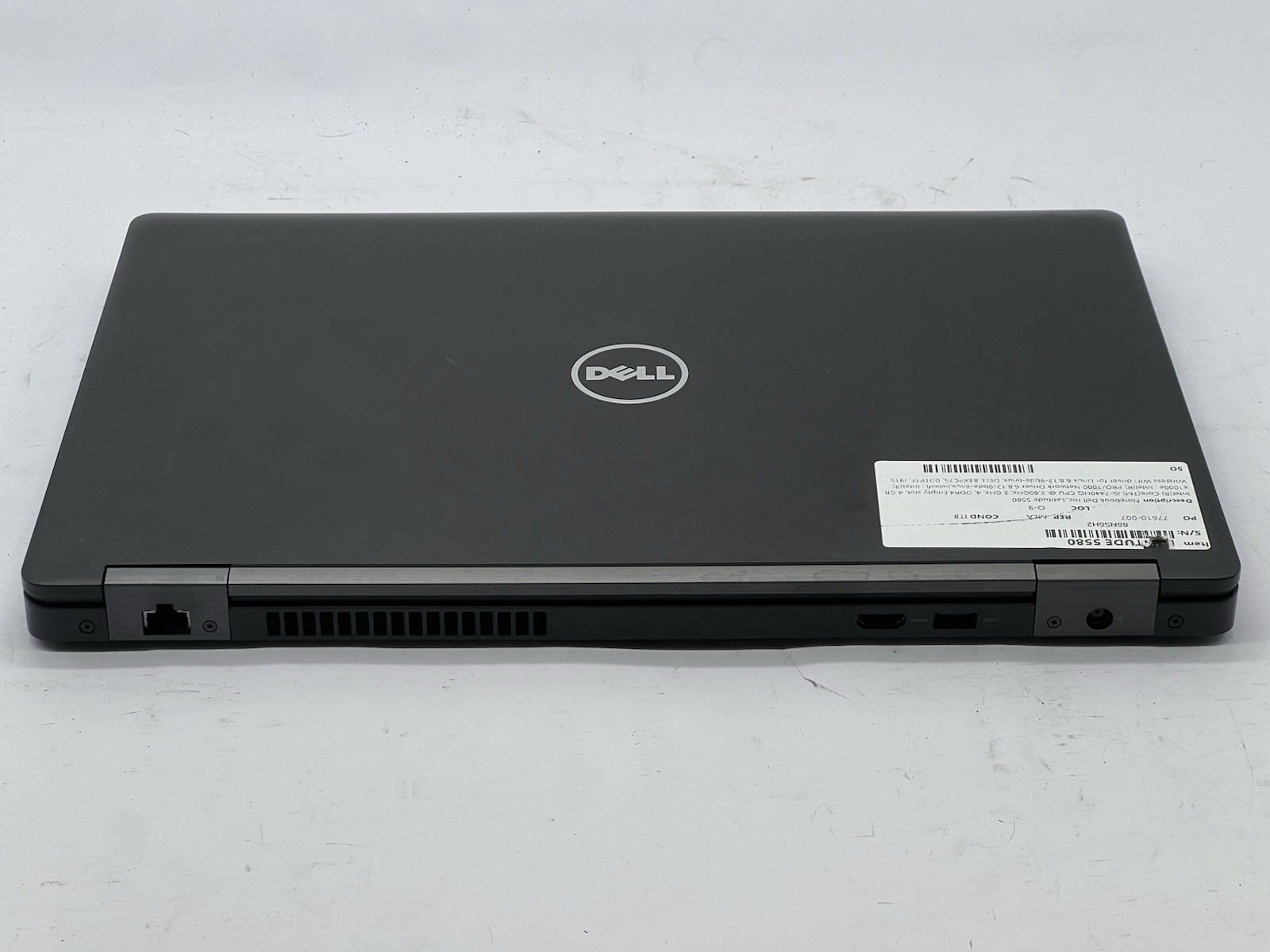 Dell Latitude 5580, i5-7440HQ CPU, @ 2.80GHz, 4GB RAM-No HDD/OS/Charger