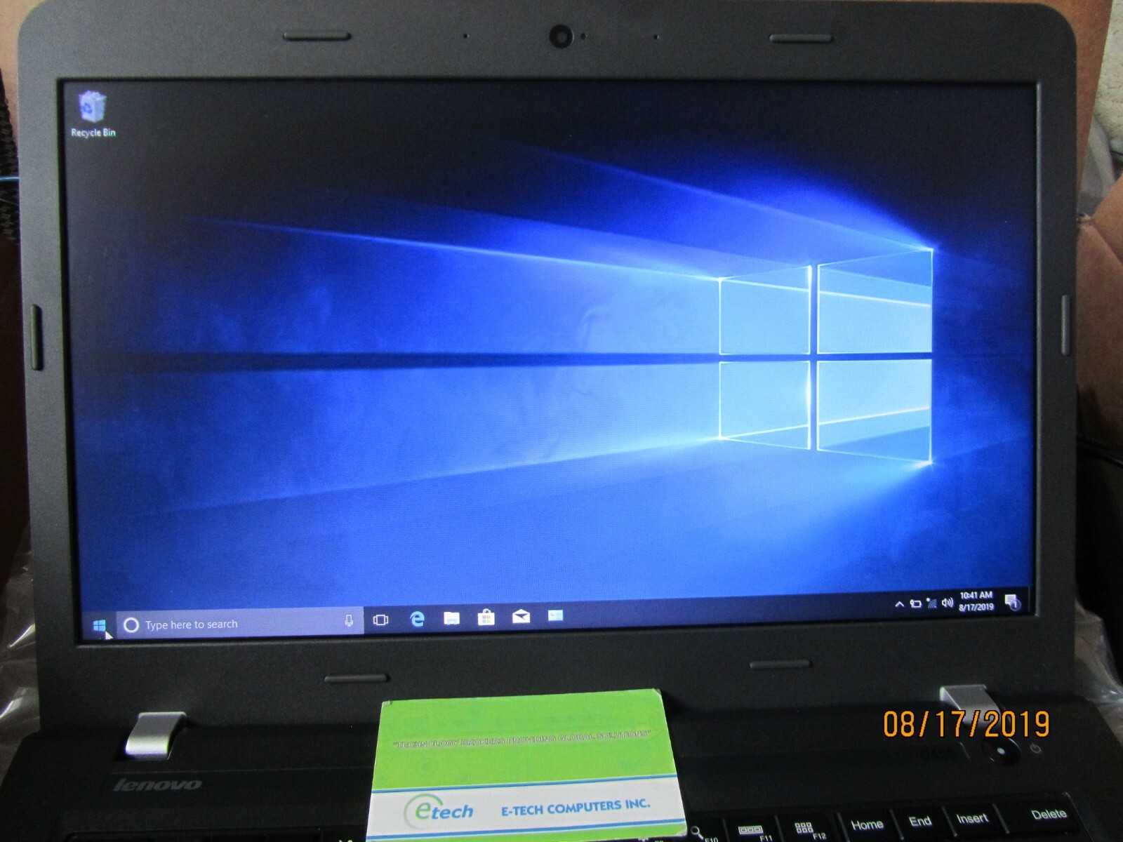 20DE001PUS ThinkPad E455 AMD A6-7000 4GB RAM 500GB HD 14.0″ HD Win7 Pro Win10
