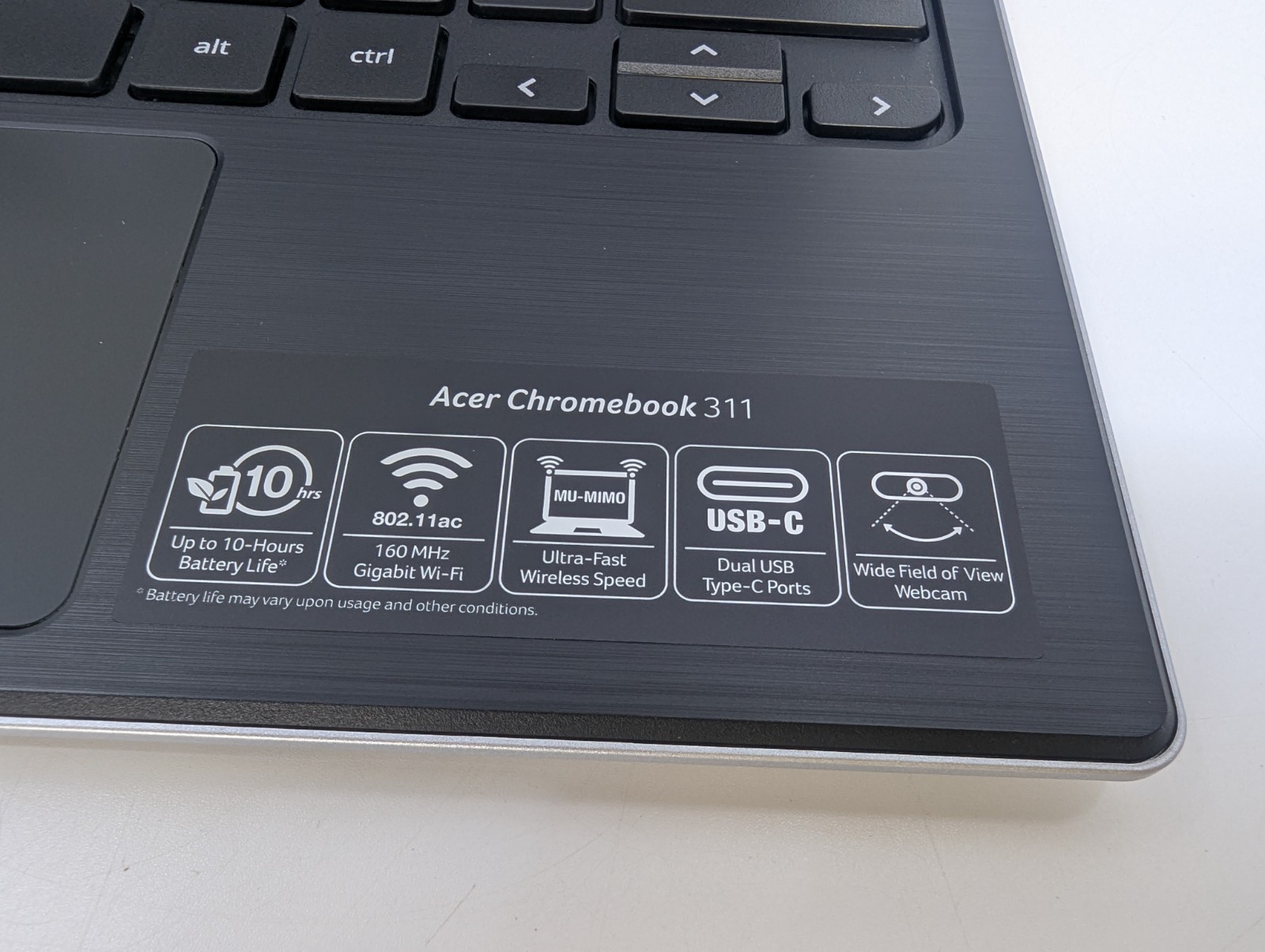 Acer Chromebook CB311-9H Series Model #N17Q8 (Silver)