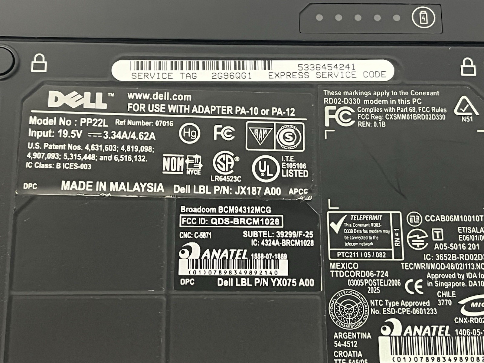 Dell Vostro 1500 15.4″ Glossy Laptop C2D 1.4GHz 2GB NO HDD NO OS