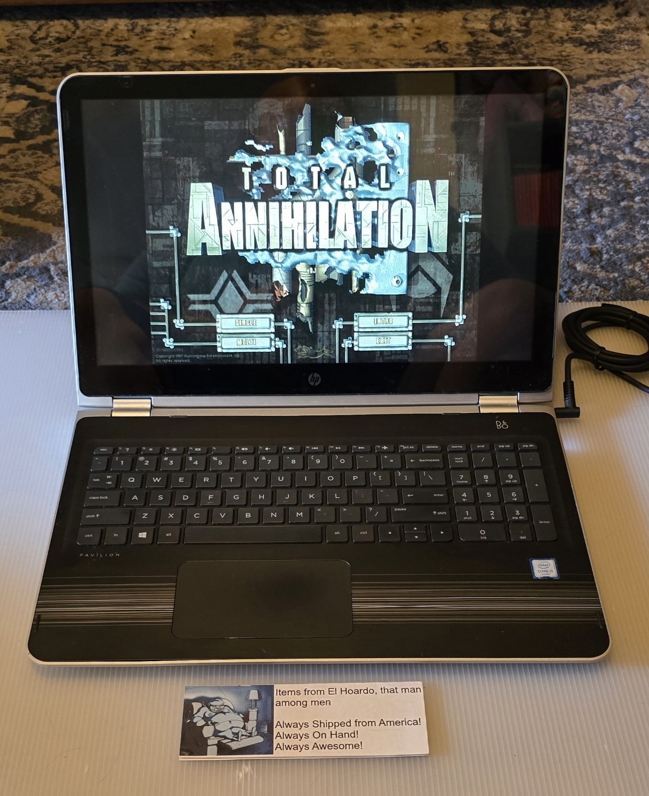 HP Pavillion X360 15-BK010NR – i5-6200U 2.30GHz – 8GB Ram 120GB SSD Touchscreen