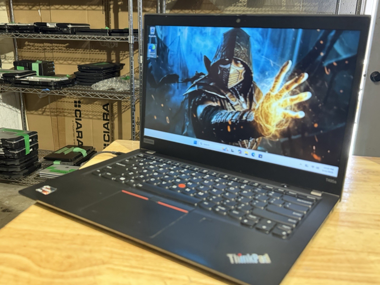 Lenovo ThinkPad T495s Ryzen 7 PRO 3700U 16GB RAM 512GB SSD Win11 Pro 14” NW Bat