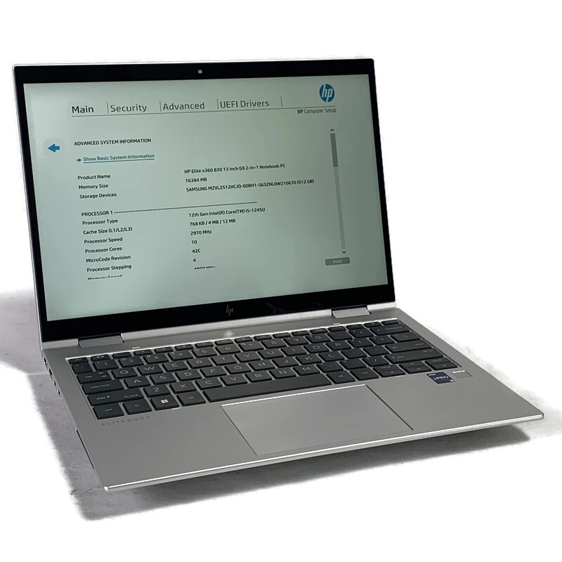 HP Elite X360 830 G9 13.3″ Laptop i5-1245U 1.6GHz 16GB 512GB NVMe SSD – Win11