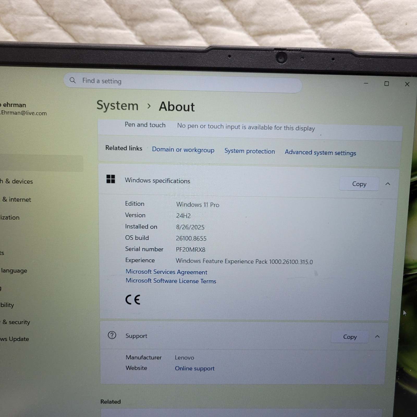 Lenovo IdeaPad 3 15ITL6 15.6″ i5-1135G7 2.4GHz 8GB RAM 512GB SSD With AC Win 11