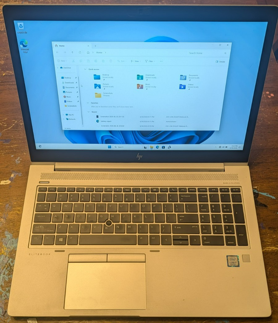 HP EliteBook 850 G5 – Intel Core i7 / Premium 15.6″ Business Laptop – Good Cond
