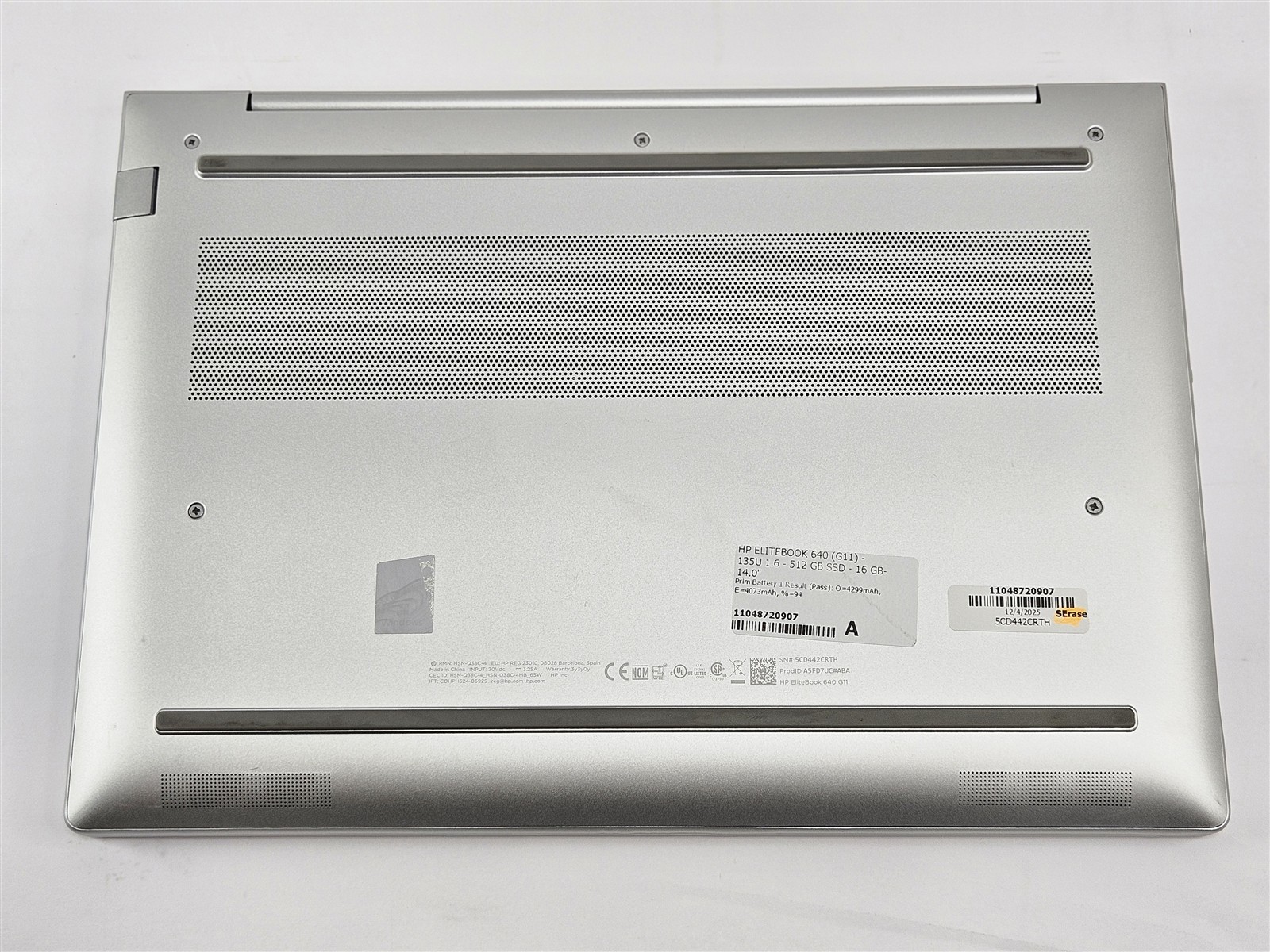 HP 14″ EliteBook 640 G11 Core Ultra 5 135U 16GB RAM 512GB SSD Intel Graphics