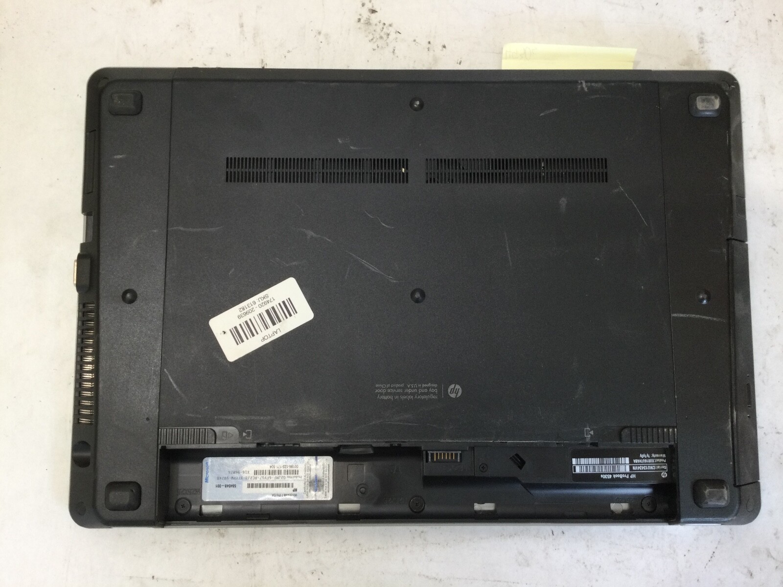 HP PROBOOK 4530S – BOOTS TO BIOS – INTEL I3 2310M – 4GB RAM – 320GB – READ – BB!