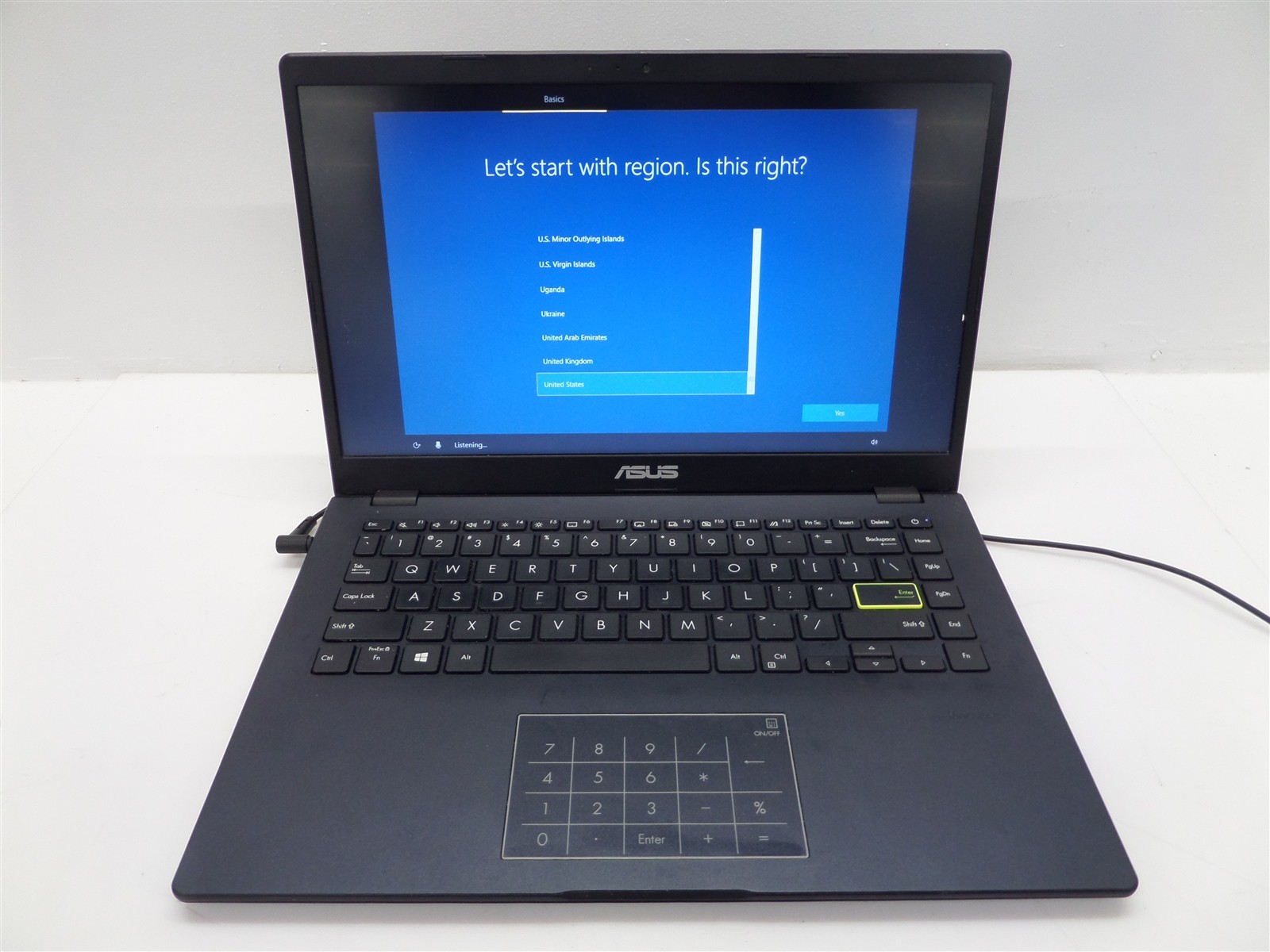 Asus E410M 14″ Notebook PC w/ N4020 1.1GHz CPU 4GB RAM 64GB eMMC – Batt. Issue