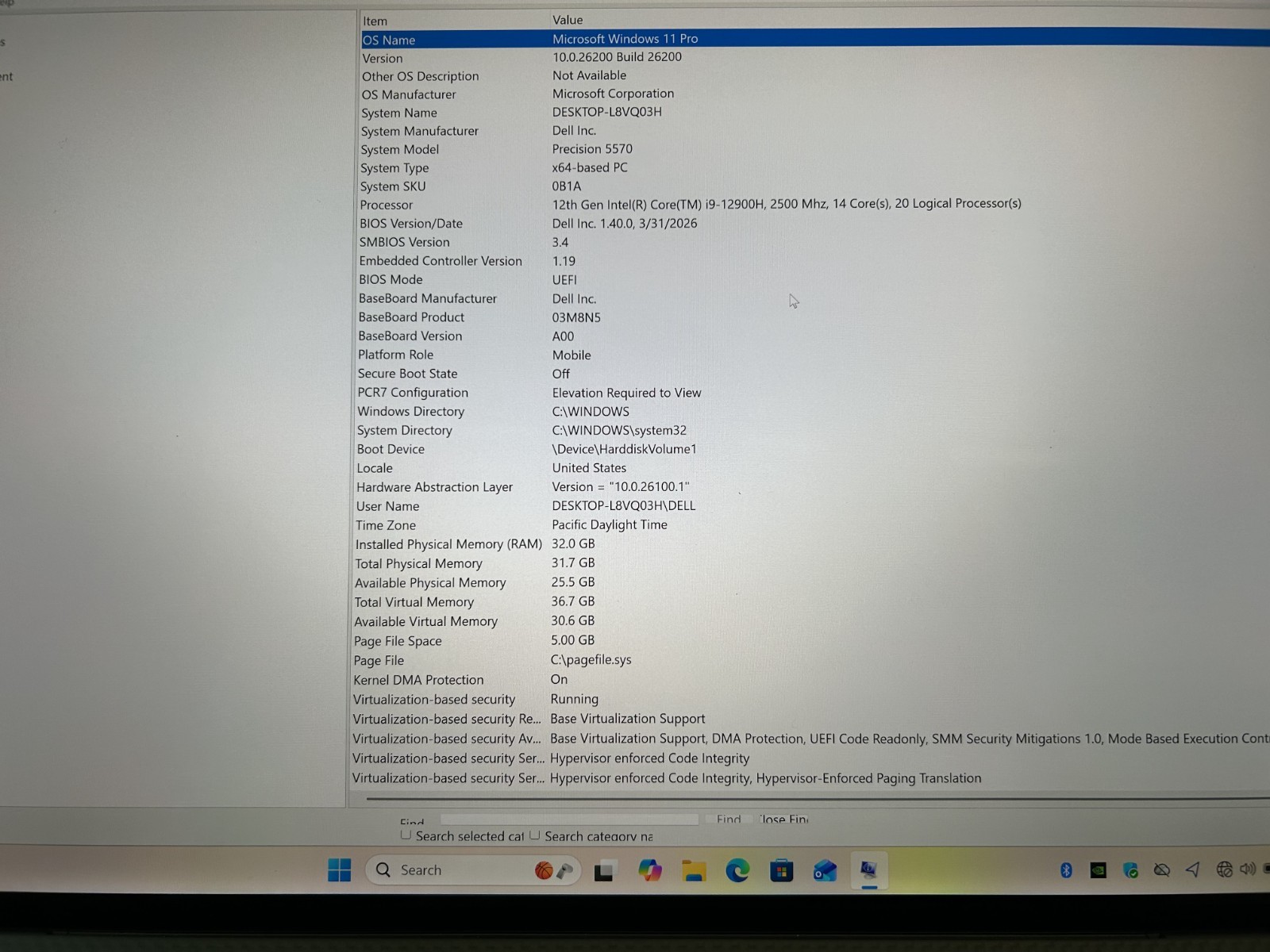 Dell Precision 5570 15.6″ TOUCHSCREEN Core i9-12900H 2 TB NVMe SSD 32GB RAM