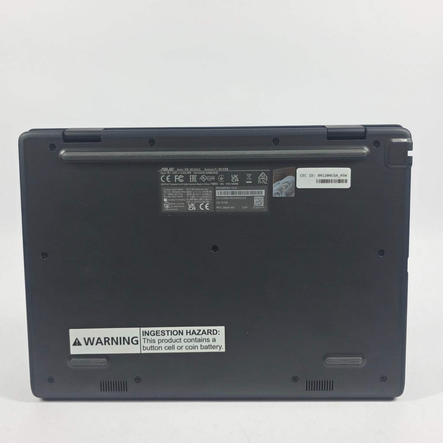 Asus ExpertBook BRI1204CG 14″ N100 800MHz 4GB RAM 128GB SSD