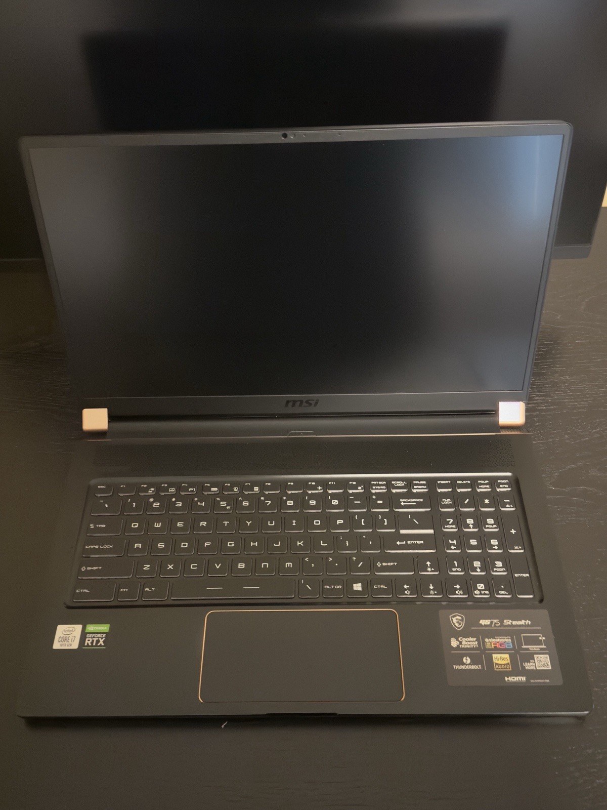 MSI GS75 Stealth 10SF 17.3” Gaming Laptop RTX 2070 Intel i7 1.5TB Storage