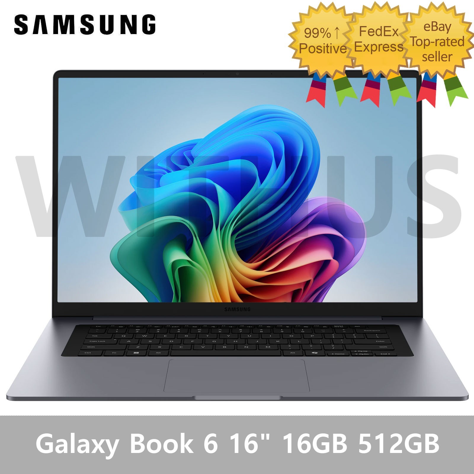 SAMSUNG Galaxy Book6 16″ Ultra 5 16GB 512GB SSD Copilot+ Laptop NT760VJG-KP51G