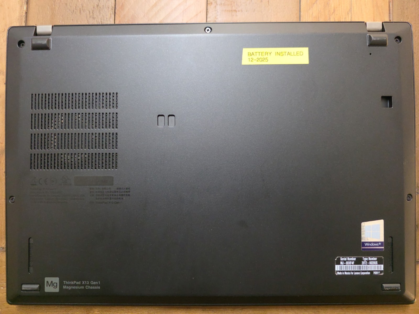 Lenovo ThinkPad X13 Gen 1 i7-10610U 16GB 256GB SSD 13.3″ Laptop Wiped
