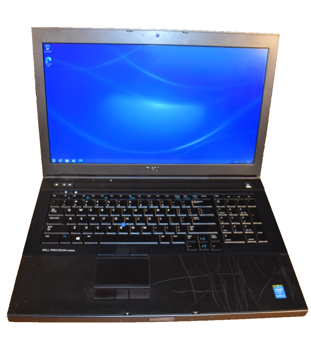Dell Precision M6800 17″ Quad Core i5-4210M 500GB HDD Windows 7 32-bit DVD-RW