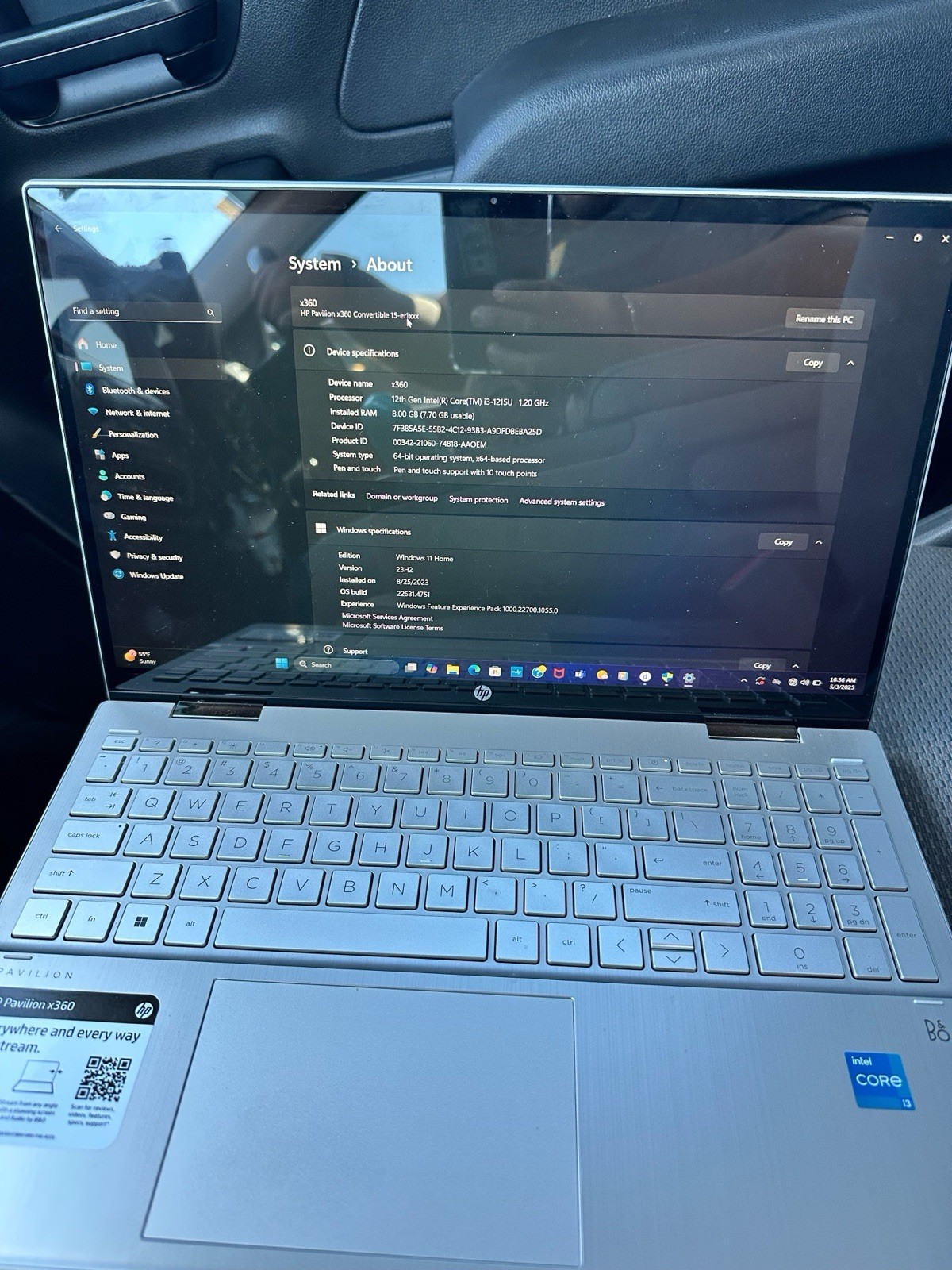 HP Pavilion X360